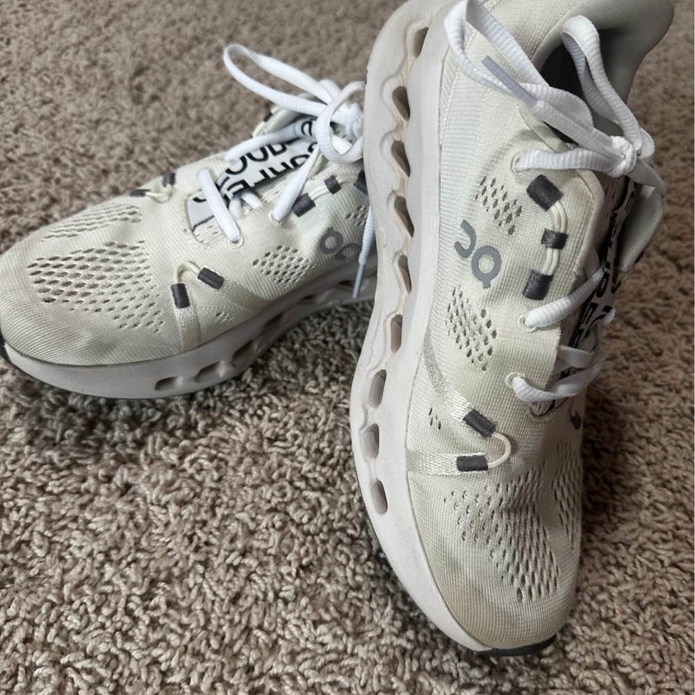 On Running White Athletic Shoes